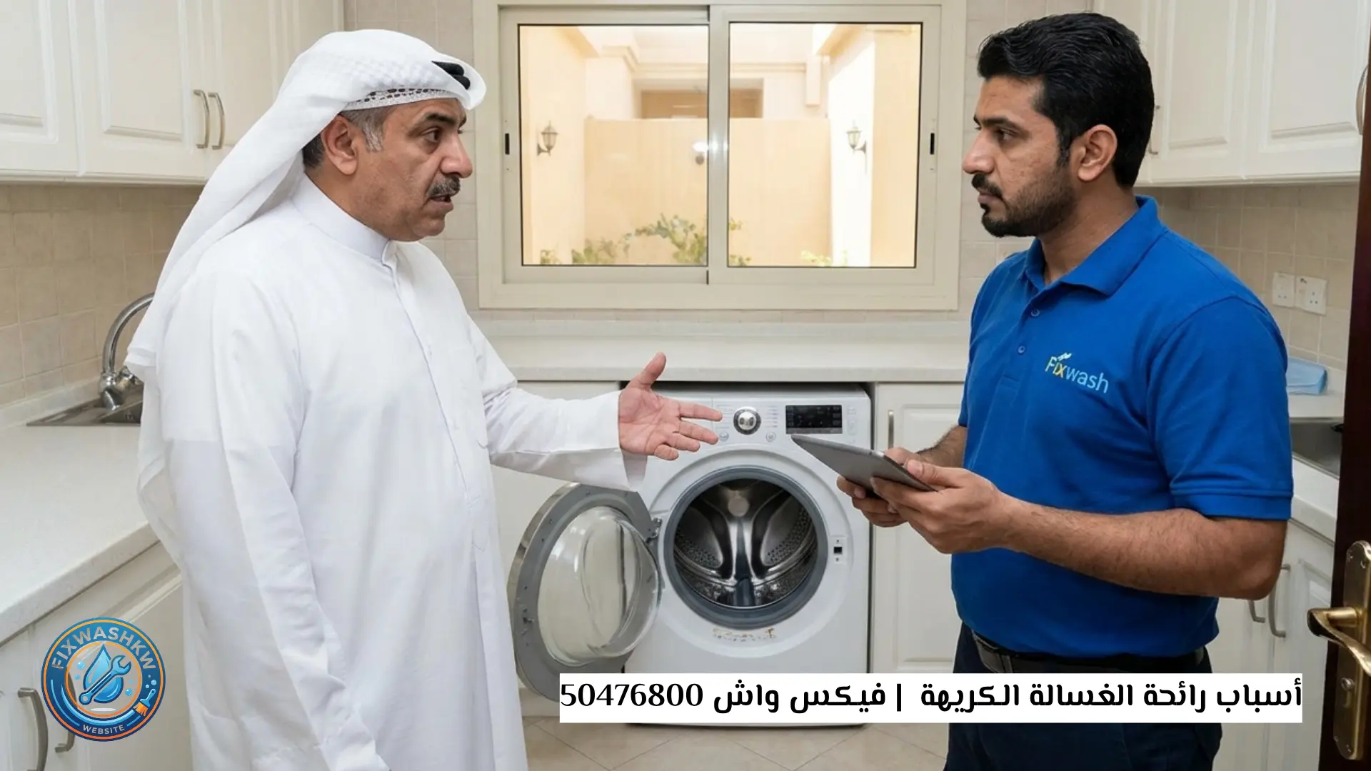 أسباب رائحة الغسالة الكريهة 