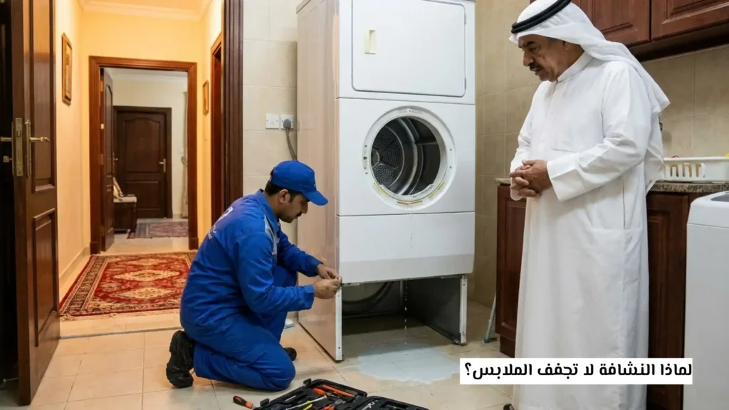 لماذا النشافة الملابس لا تجفف الملابس؟ 