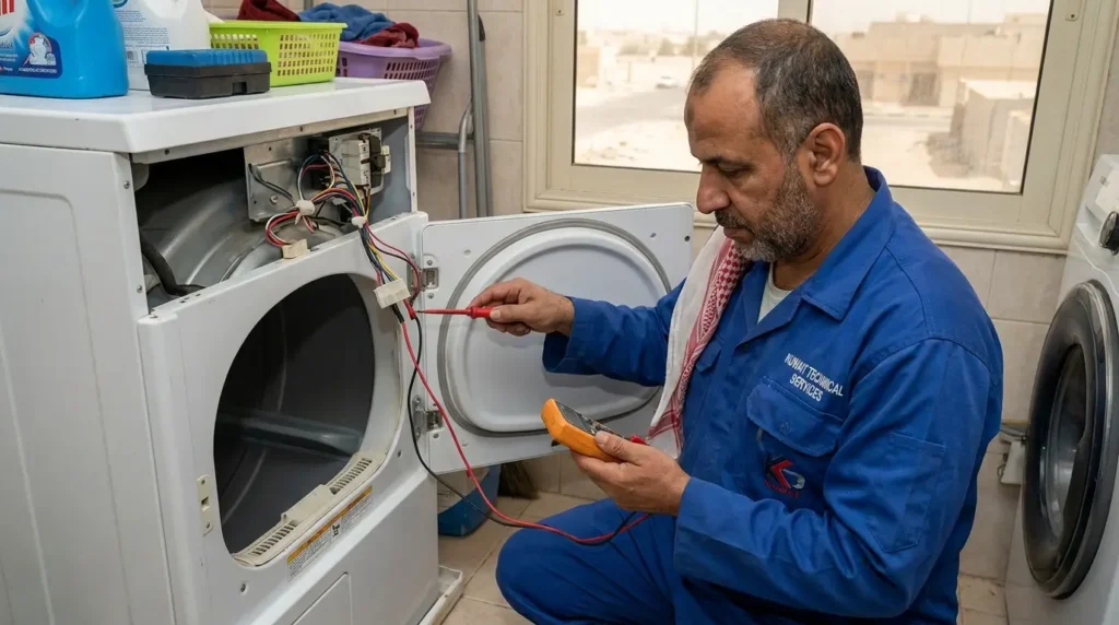 نشافة لا تدور